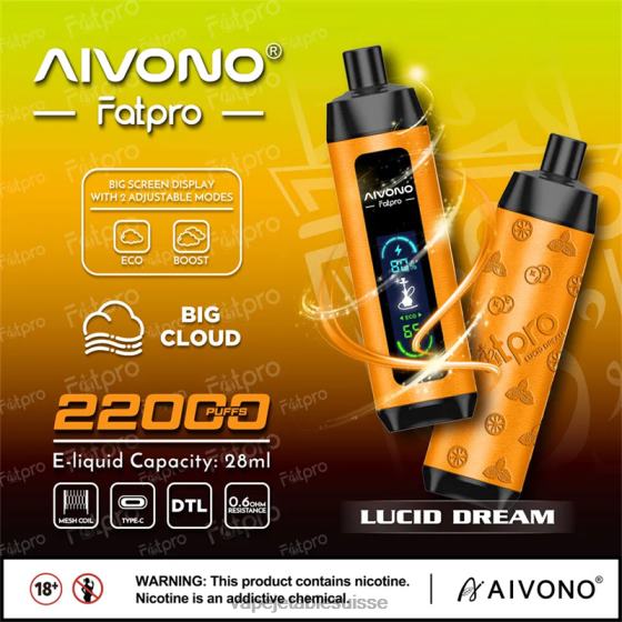 Vape Suisse - rêve lucide Aivono Fatpro 22000 284087