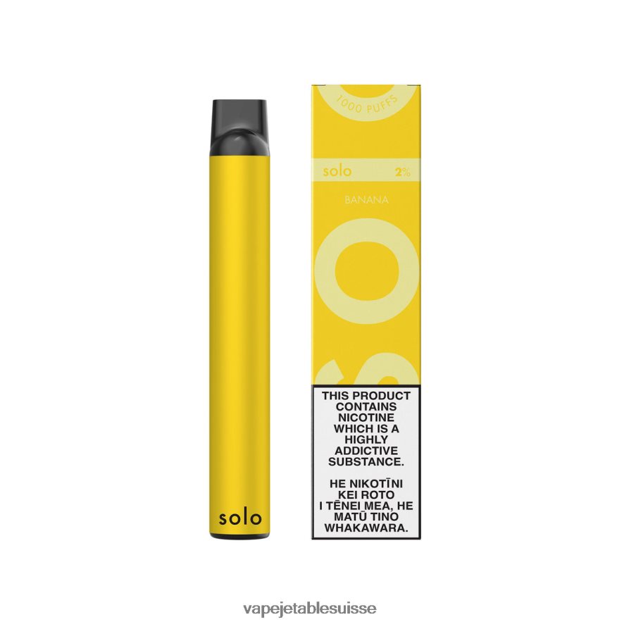 Vape Shop Geneve - Solo vape jetable 26LPZN11 banane