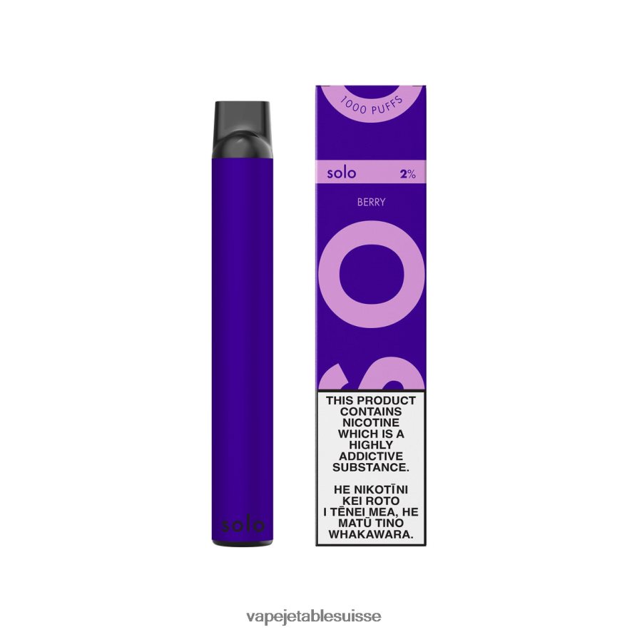 Vape Suisse - Solo vape jetable 26LPZN16 baie