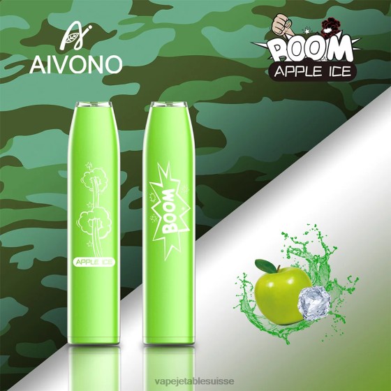 Vape Jetable Suisse - glace aux pommes Aivono AIM BOOM 600 28408354