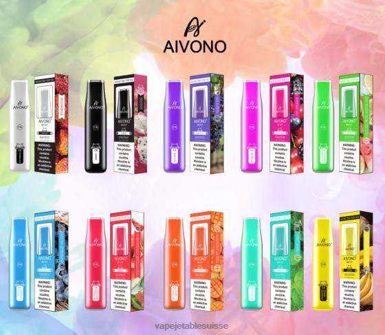 Vape Jetable Suisse - pastèque fraise Aivono AIM CAT 400 28408342