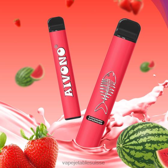 Vape Jetable Suisse - pastèque fraise Aivono AIM FISHBONE 600 28408282