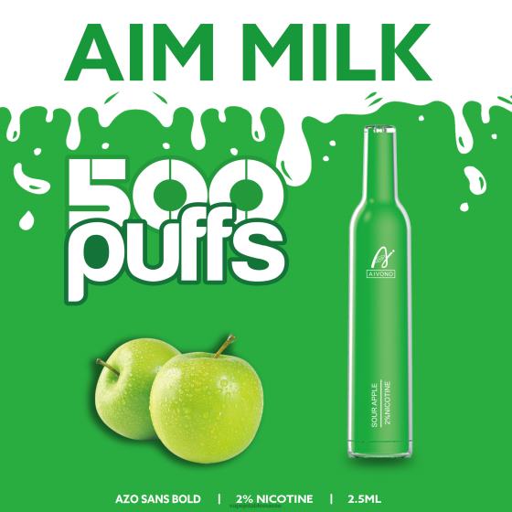 Vape Jetable Suisse - pomme aigre Aivono AIM MILK 500 28408267