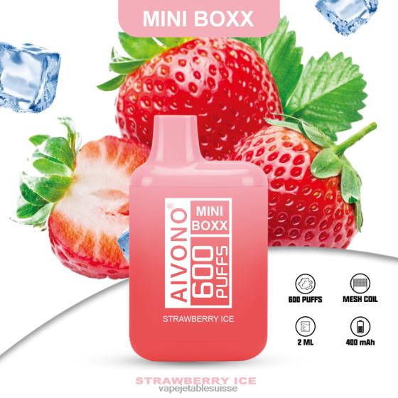 Vape Shop Geneve - glace à la fraise Aivono AIM MINI BOXX 600 28408236