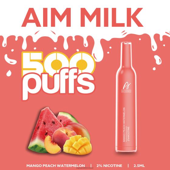 Vape Suisse - mangue pêche pastèque Aivono AIM MILK 500 28408268