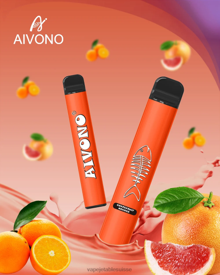 Vape Suisse - pamplemousse orange Aivono AIM FISHBONE 600 28408280