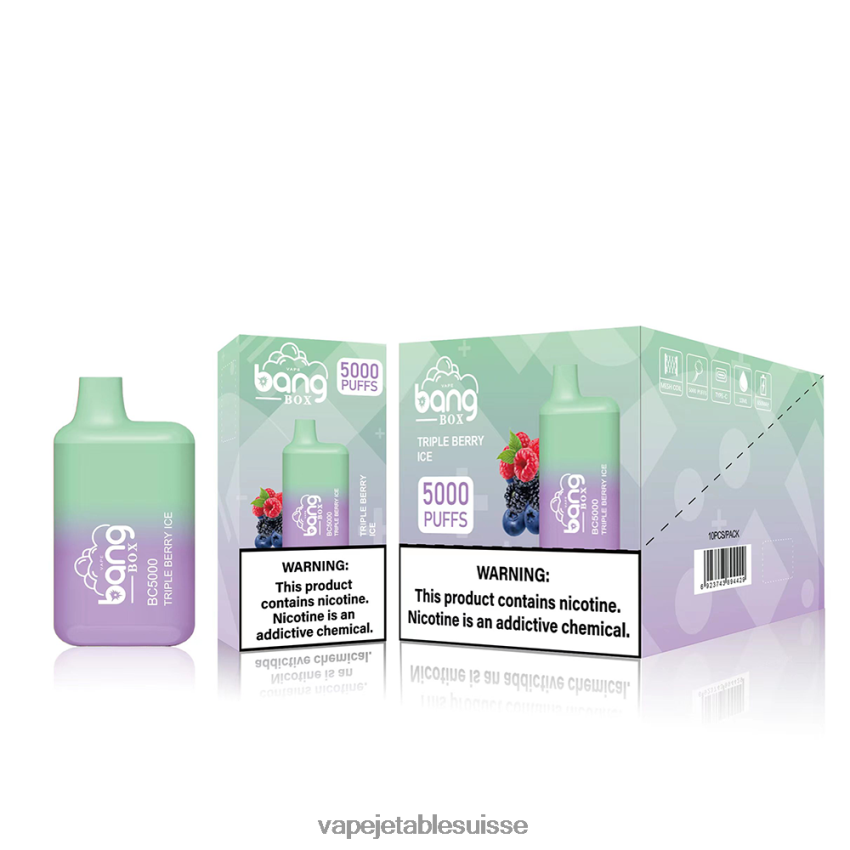 Vape Jetable Suisse - Bang Box bc5000 4LVJJB87 jetable
