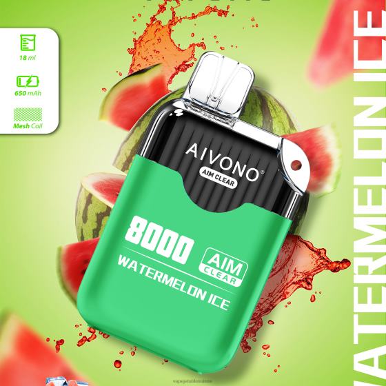 Vape Jetable Suisse - glace à la pastèque Aivono AIM CLEAR 8000 28408204