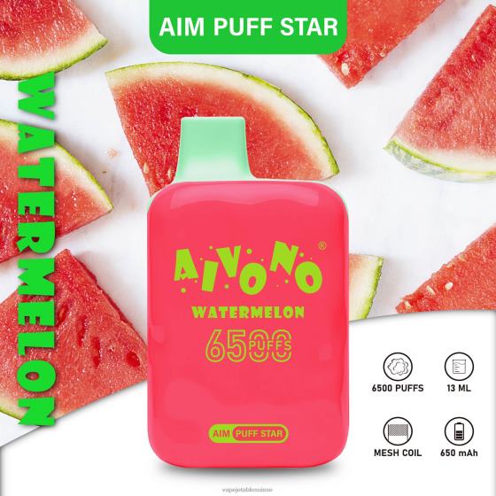 Vape Jetable Suisse - pastèque Aivono AIM PUFF STAR 6500 28408291