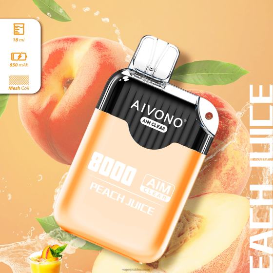 Vape Shop Geneve - jus de pêche Aivono AIM CLEAR 8000 28408203