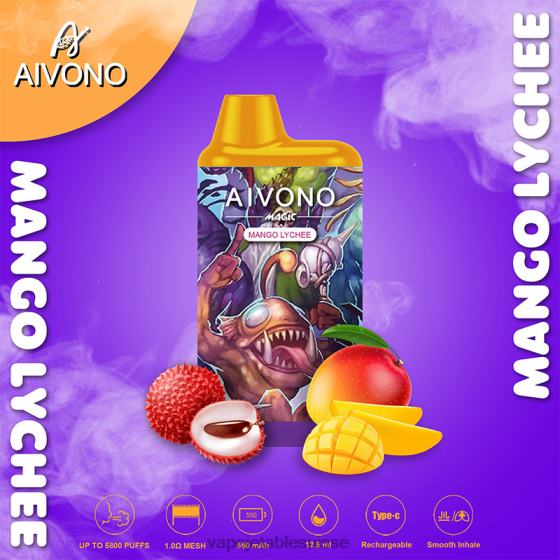 Vape Shop Geneve - litchi mangue Aivono AIM MAGIC cigarette de boîte de 5800 bouches 2840898