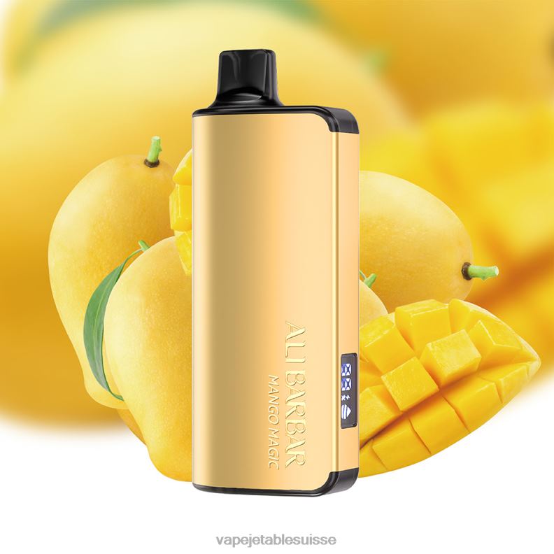 Vape Suisse - Alibarbar Ingot 9000 vapes jetables magie de la mangue 2RRNF29
