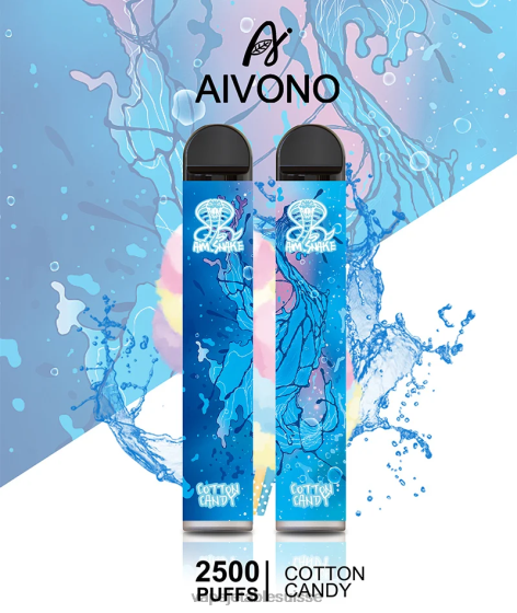 Vape Jetable Suisse - barbe à papa Aivono AIM SNAKE 2500 28408303