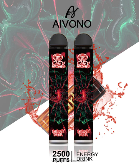 Vape Shop Geneve - boisson énergisante Aivono AIM SNAKE 2500 28408305
