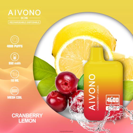 Vape Shop Geneve - citron canneberge Aivono AIM BOXX 4000 28408218