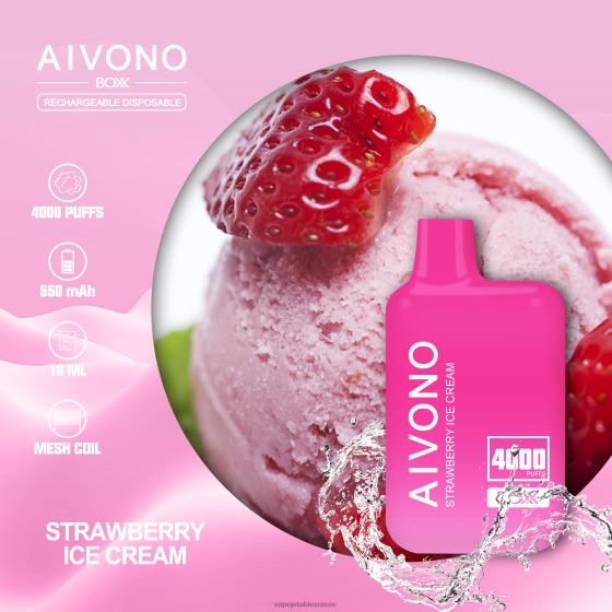 Vape Shop Geneve - glace à la fraise Aivono AIM BOXX 4000 28408221
