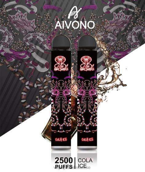 Vape Suisse - glace au cola Aivono AIM SNAKE 2500 28408301