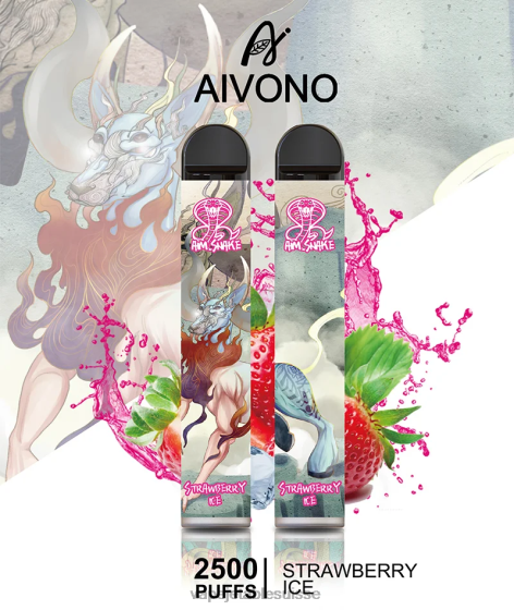 Vape Suisse - glace à la fraise Aivono AIM SNAKE 2500 28408319