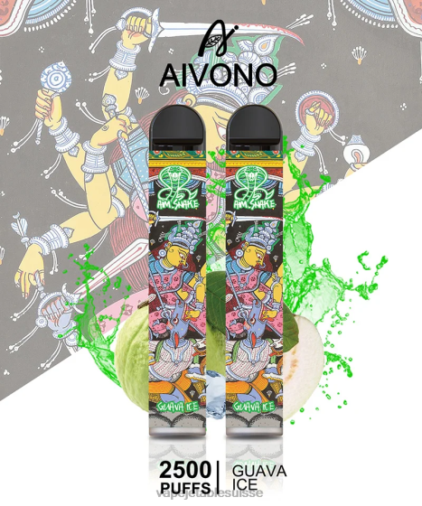 Vape Suisse - glace à la goyave Aivono AIM SNAKE 2500 28408307