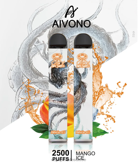Vape Suisse - glace à la mangue Aivono AIM SNAKE 2500 28408313