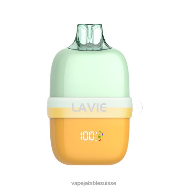 Vape Jetable Suisse - glace à l'orange 0NJ6090 LAVIE INSIDER 12000 bouffées