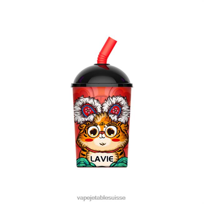 Vape Jetable Suisse - glace luxuriante 0NJ60261 LAVIE Max Cup 8000 bouffées