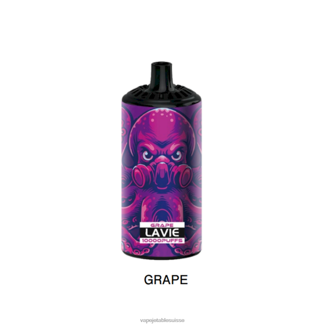 Vape Jetable Suisse - raisin 0NJ60366 LAVIE BEAST 10000 bouffées