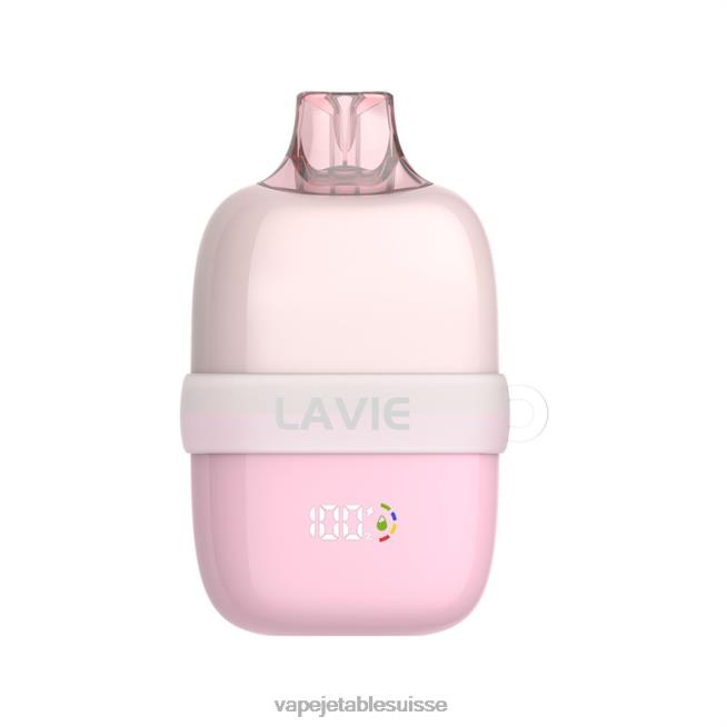 Vape Jetable Suisse - thé noir à la rose 0NJ6084 LAVIE INSIDER 12000 bouffées