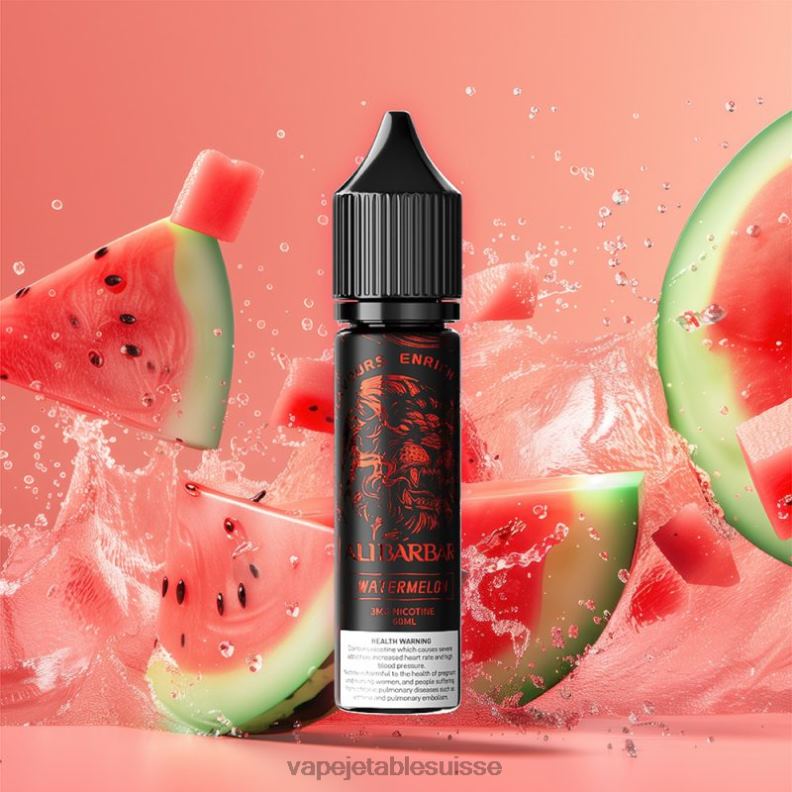Vape Shop Geneve - Alibarbar narguilé onyx pastèque 2RRNF110