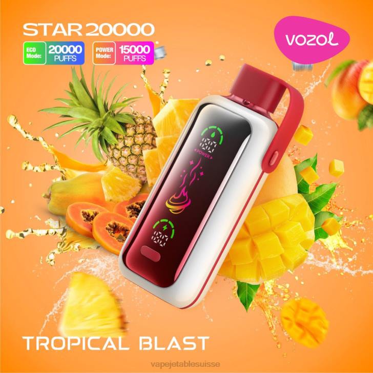 Vape Shop Geneve - explosion tropicale VOZOL STAR 20000 LZ242