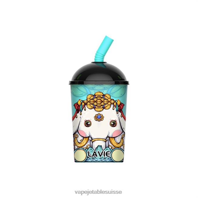 Vape Shop Geneve - glace à la menthe 0NJ60263 LAVIE Max Cup 8000 bouffées