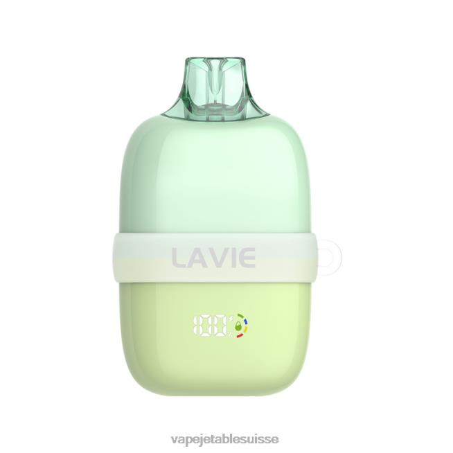 Vape Shop Geneve - glace à la pomme verte 0NJ6092 LAVIE INSIDER 12000 bouffées
