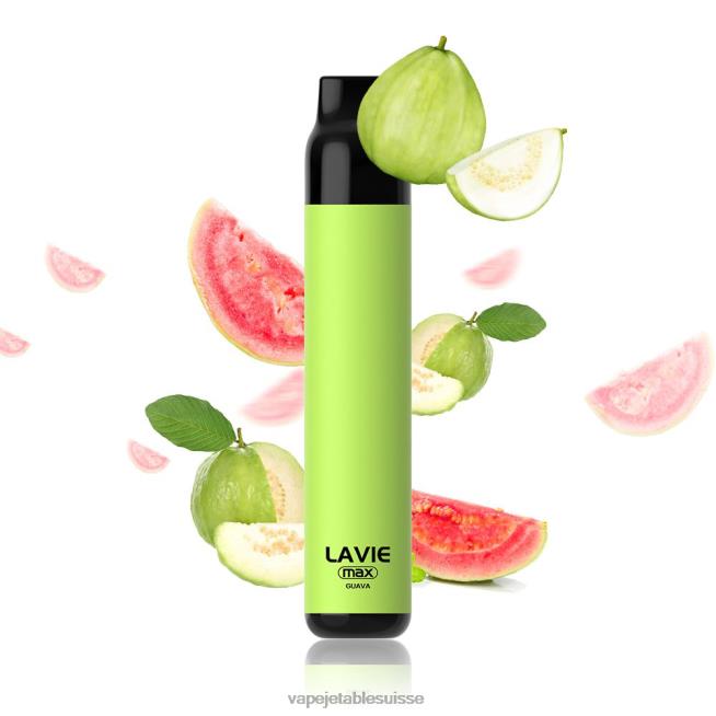 Vape Shop Geneve - goyave 0NJ60284 LAVIE BAR 5000 bouffées - maximum
