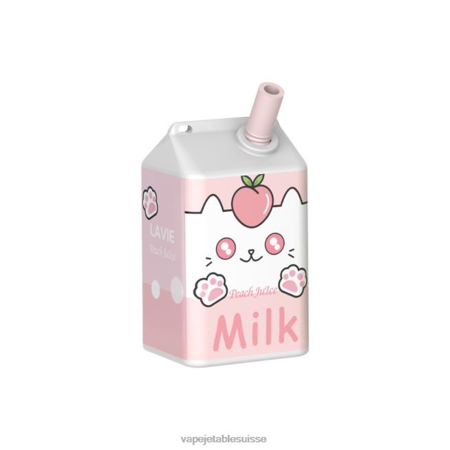 Vape Shop Geneve - jus de pêche 0NJ60179 LAVIE MILK 7000 bouffées