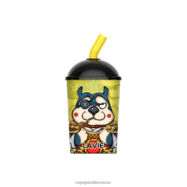 Vape Shop Geneve - lait de banane 0NJ60257 LAVIE Max Cup 8000 bouffées