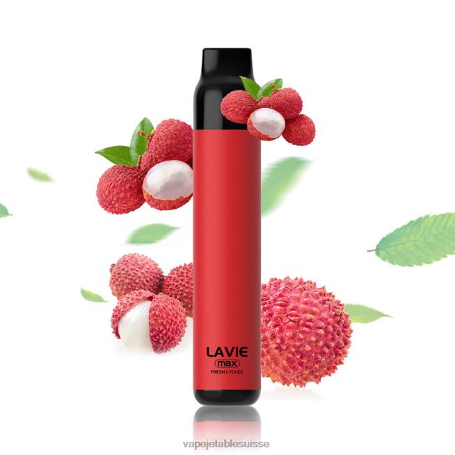 Vape Shop Geneve - litchi frais 0NJ60278 LAVIE BAR 5000 bouffées - maximum