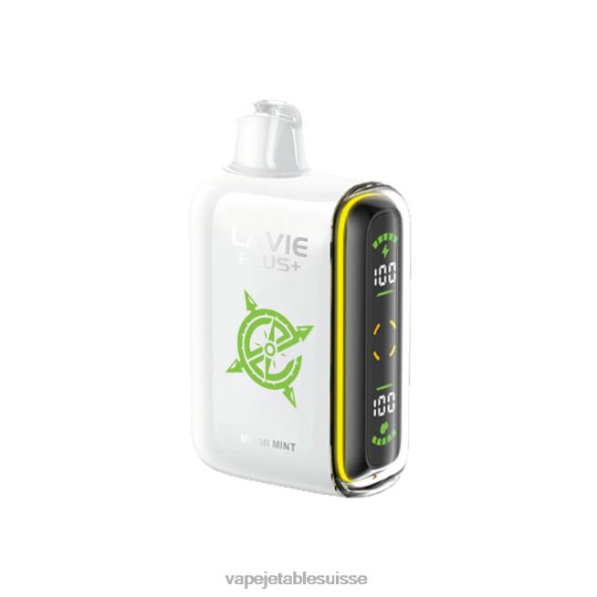 Vape Shop Geneve - menthe de Miami 0NJ6098 LAVIE PLUS 15000 bouffées