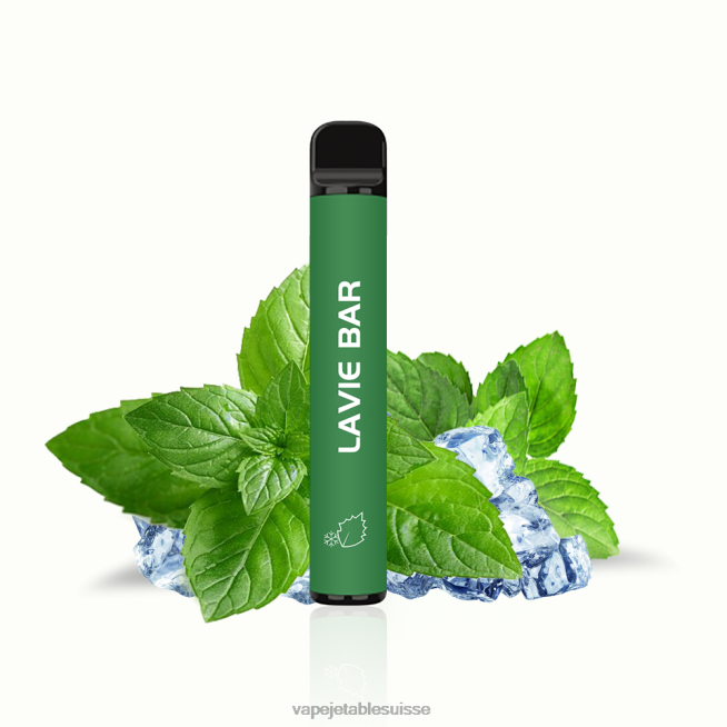 Vape Shop Geneve - menthe fraîche 0NJ60320 LAVIE BAR Version 2% 800 bouffées