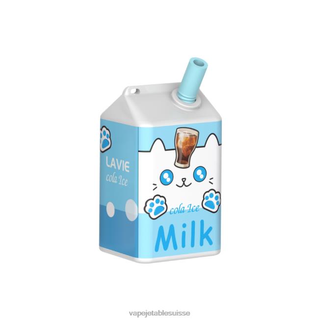 Vape Suisse - glace au cola 0NJ60184 LAVIE MILK 7000 bouffées