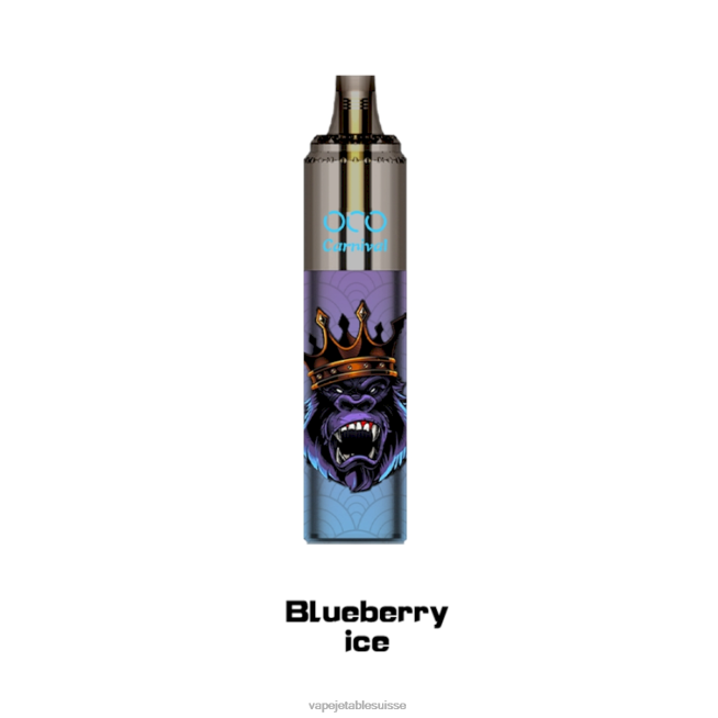 Vape Suisse - glace aux myrtilles 0NJ60349 LAVIE OCO carnaval 10000 bouffées