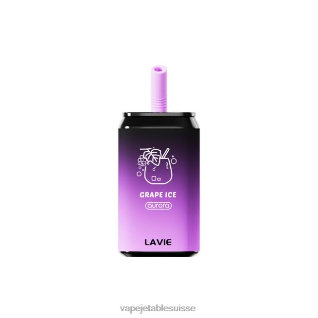 Vape Suisse - glace aux raisins 0NJ60151 LAVIE Aurora 11000 bouffées