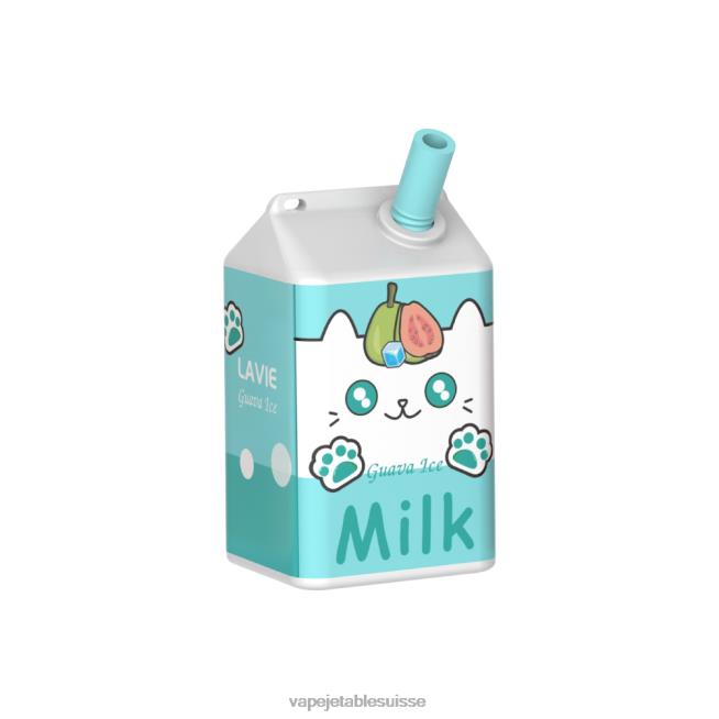 Vape Suisse - glace à la goyave 0NJ60181 LAVIE MILK 7000 bouffées
