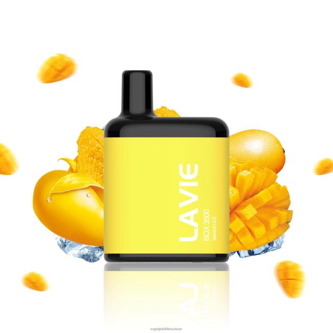 Vape Suisse - glace à la mangue 0NJ60208 LAVIE BOX 3500 bouffées
