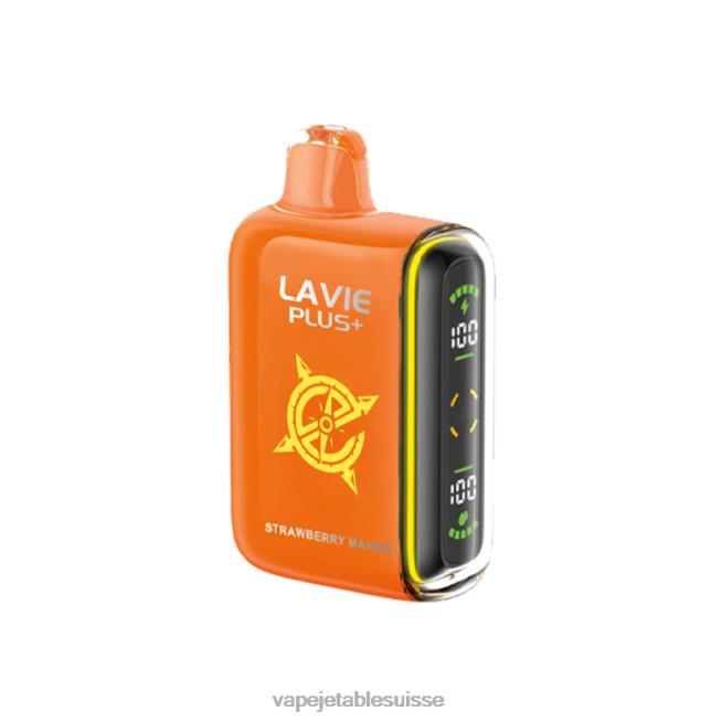 Vape Suisse - mangue fraise 0NJ6097 LAVIE PLUS 15000 bouffées
