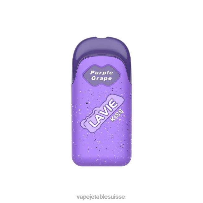 Vape Suisse - raisin violet 0NJ60112 LAVIE KISS 8000 bouffées
